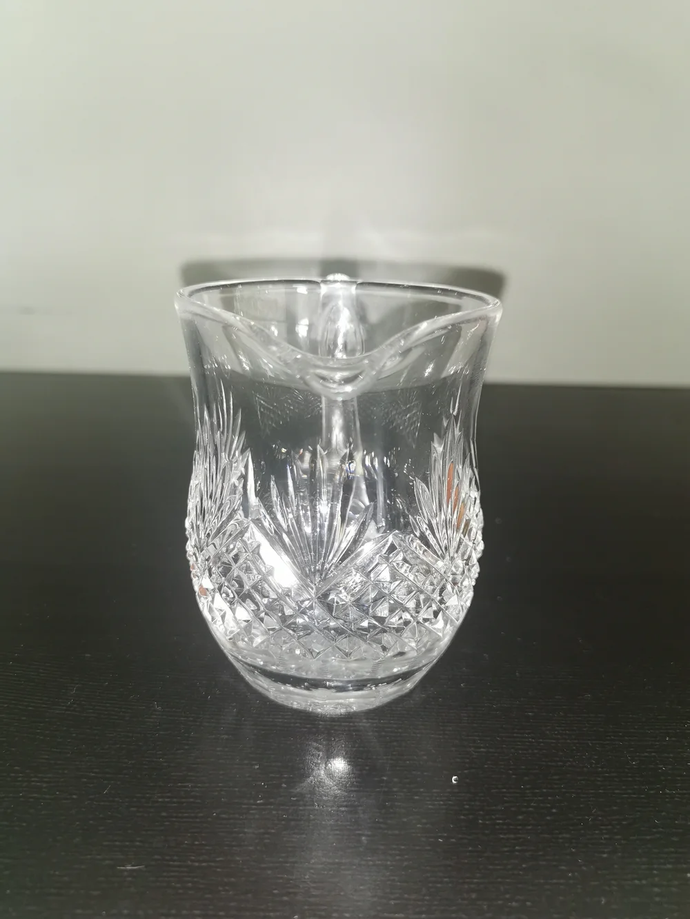 Wedgwood Majesty Crystal Open Sugar Bowl and Creamer Set